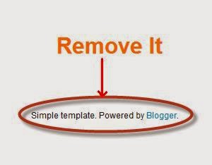 Remove Blogger Attribution